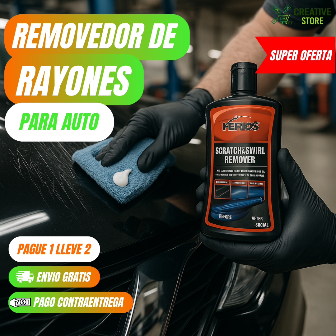 🔥 ¡PAGA 1 Y LLEVA 2! Removedor de Rayones para Auto + OBSEQUIO + ENVÍO GRATIS 🚗✨