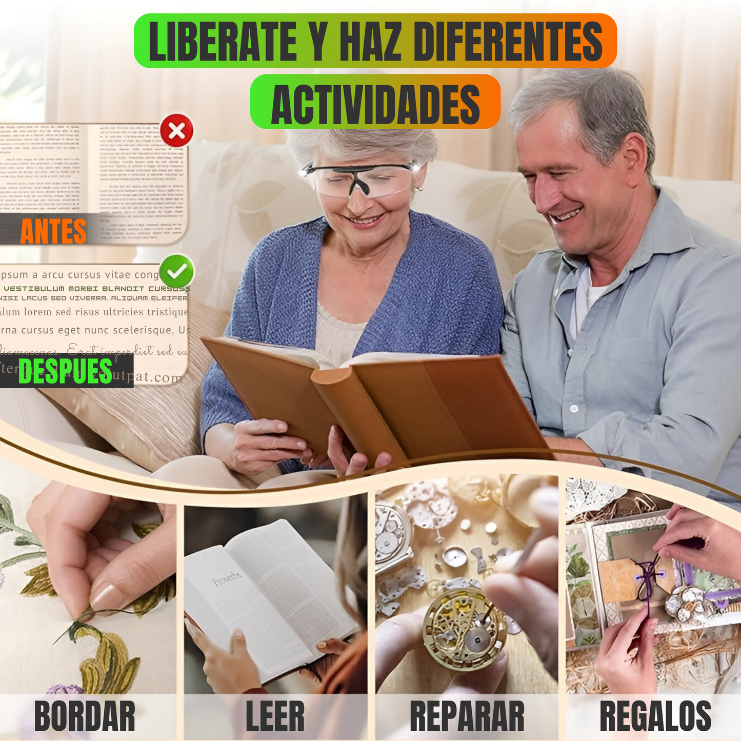 👓 ¡Llévate las Gafas con Luz LED Recargable y recibe un REGALO EXCLUSIVO + ENVÍO GRATIS!