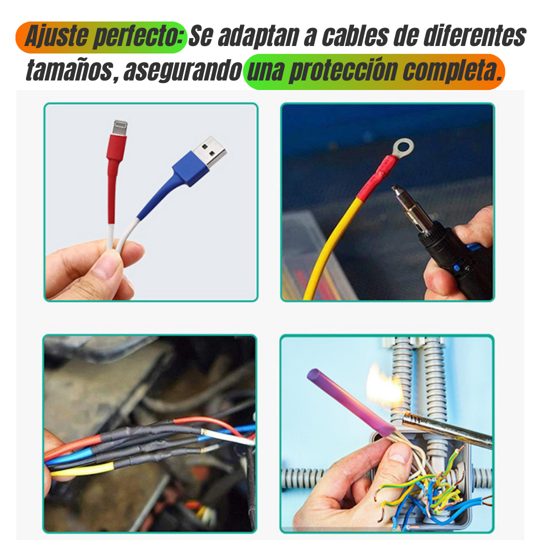 Ahorra y Protege tus Cables 💰🔧 – ¡240 Protectores Termoencogibles + Regalo Especial por Q160 + Envío Gratis!