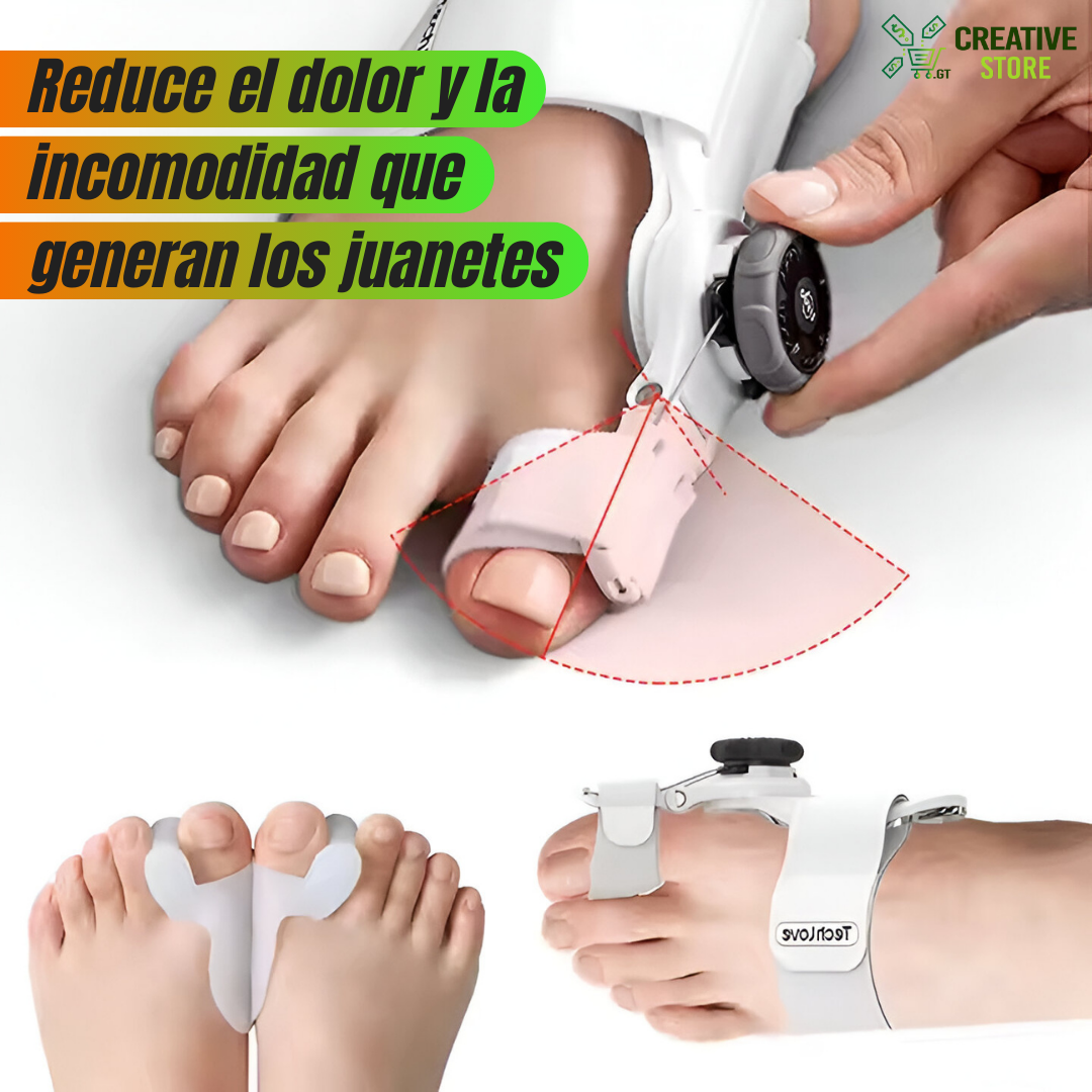 ✨ ¡Lleva tu Corrector Ortopédico para Juanetes por solo Q200 y recibe REGALOS EXCLUSIVOS + ENVÍO GRATIS! ✨