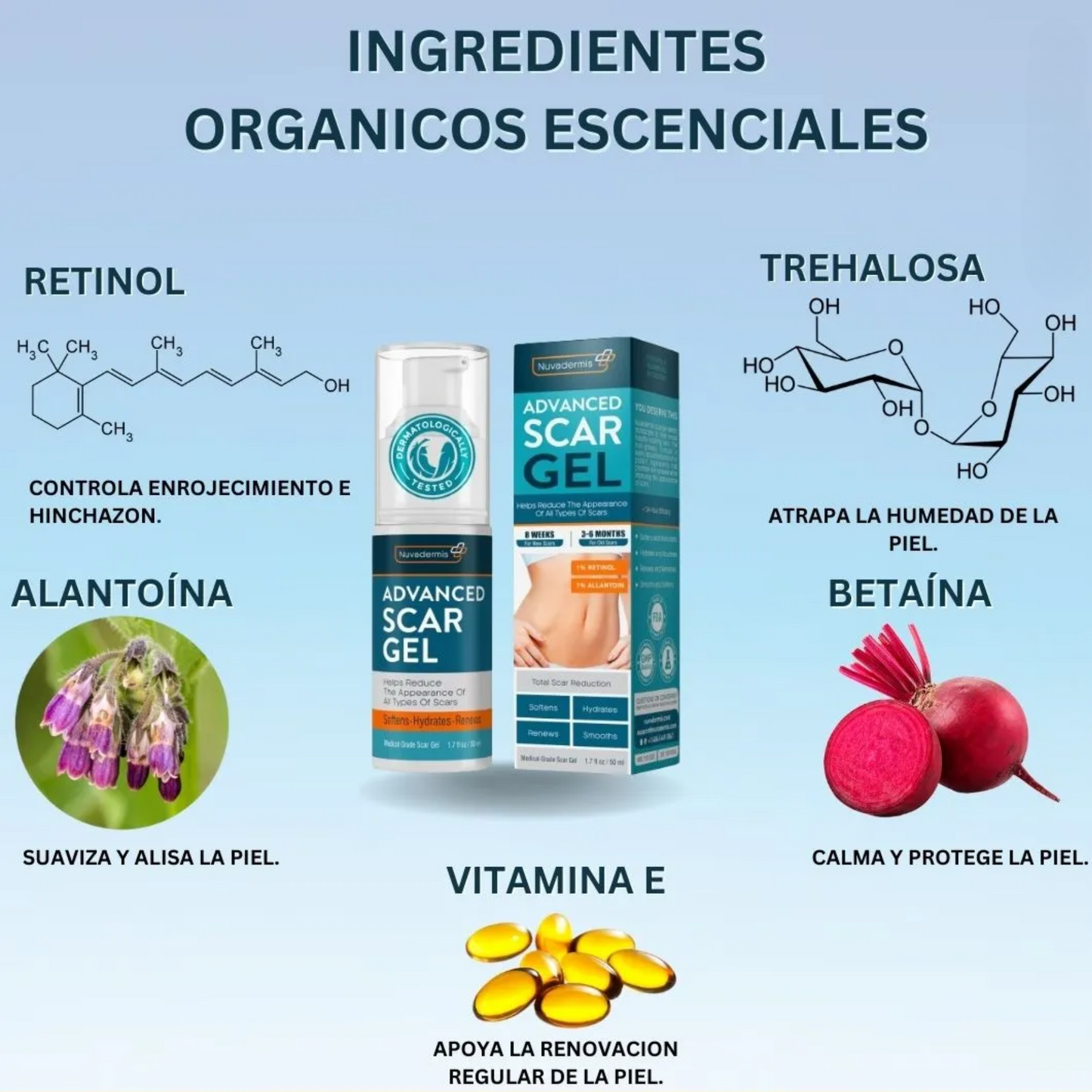 🔥 Di adiós a las cicatrices: 2x1 en Gel Cicatrizante Profesional por Q169 💛 Pago al Recibir + Envío GRATIS + Regalo Especial 🎁