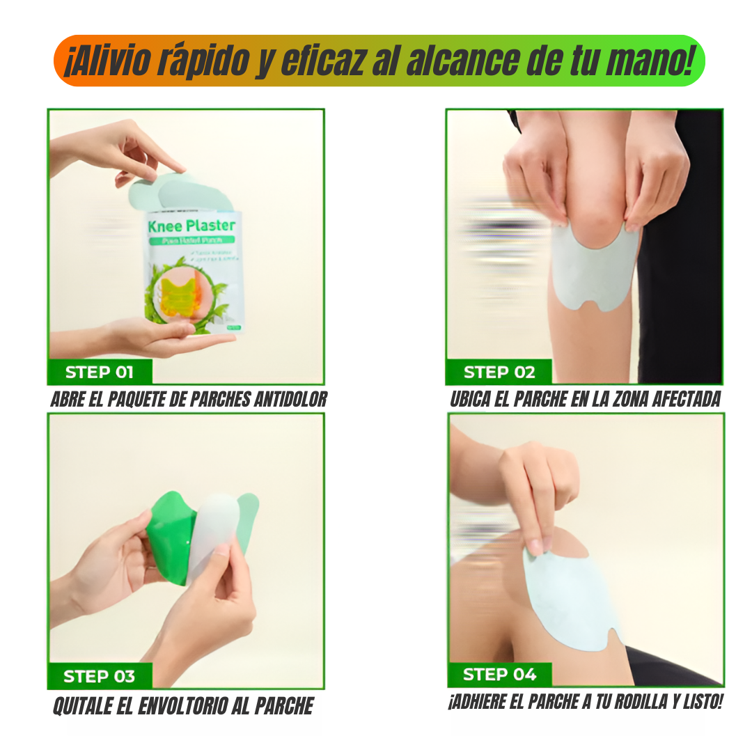 ¡SUPER OFERTA! PAGA 1 Y LLEVA 3 PARCHES ALIVIO RODILLA + REGALO SORPRESA Y ENVÍO GRATIS