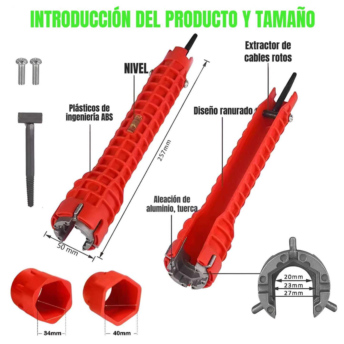 💡 ¡Una sola herramienta para todo por solo Q145! Multi-Llave 8 en 1 + Regalo especial+ Envío GRATIS a todo el país + Pago contra entrega.