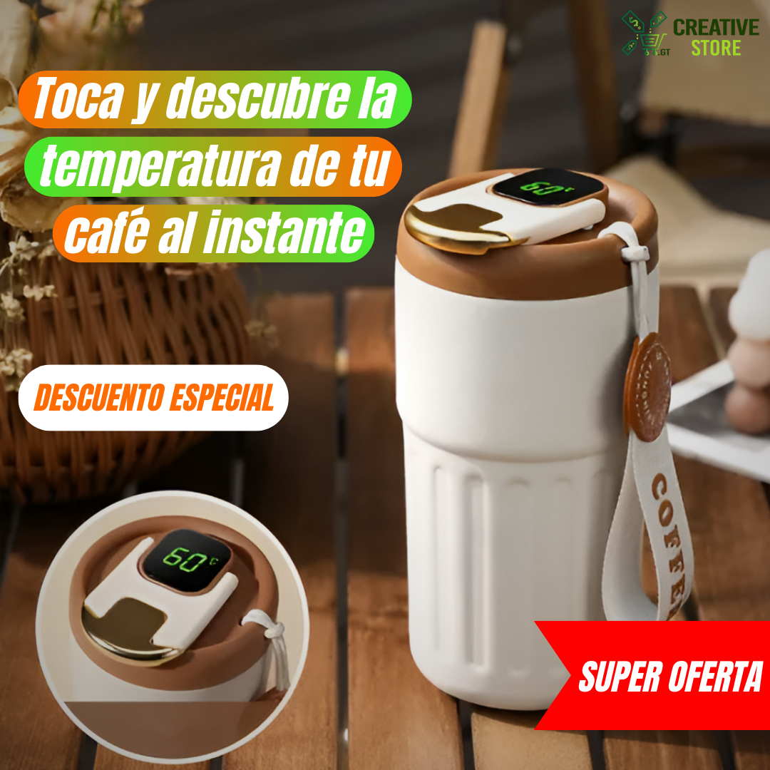¡Aprovechá esta oferta única ahora! ¡Llévate 2 Termos Inteligentes al Precio de 1! ☕ Con Envío Gratis y Obsequio Sorpresa 🎁