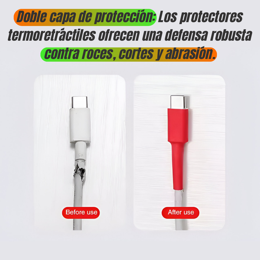 Ahorra y Protege tus Cables 💰🔧 – ¡240 Protectores Termoencogibles + Regalo Especial por Q160 + Envío Gratis!