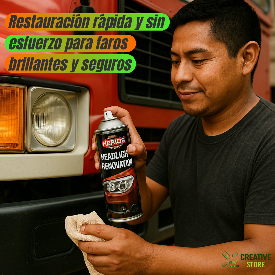 🔥 ¡LLEVA 2 POR EL PRECIO DE 1! ¡RESTAURADOR DE FAROS + OBESEQUIOS + ENVÍO GRATIS! 🚗✨