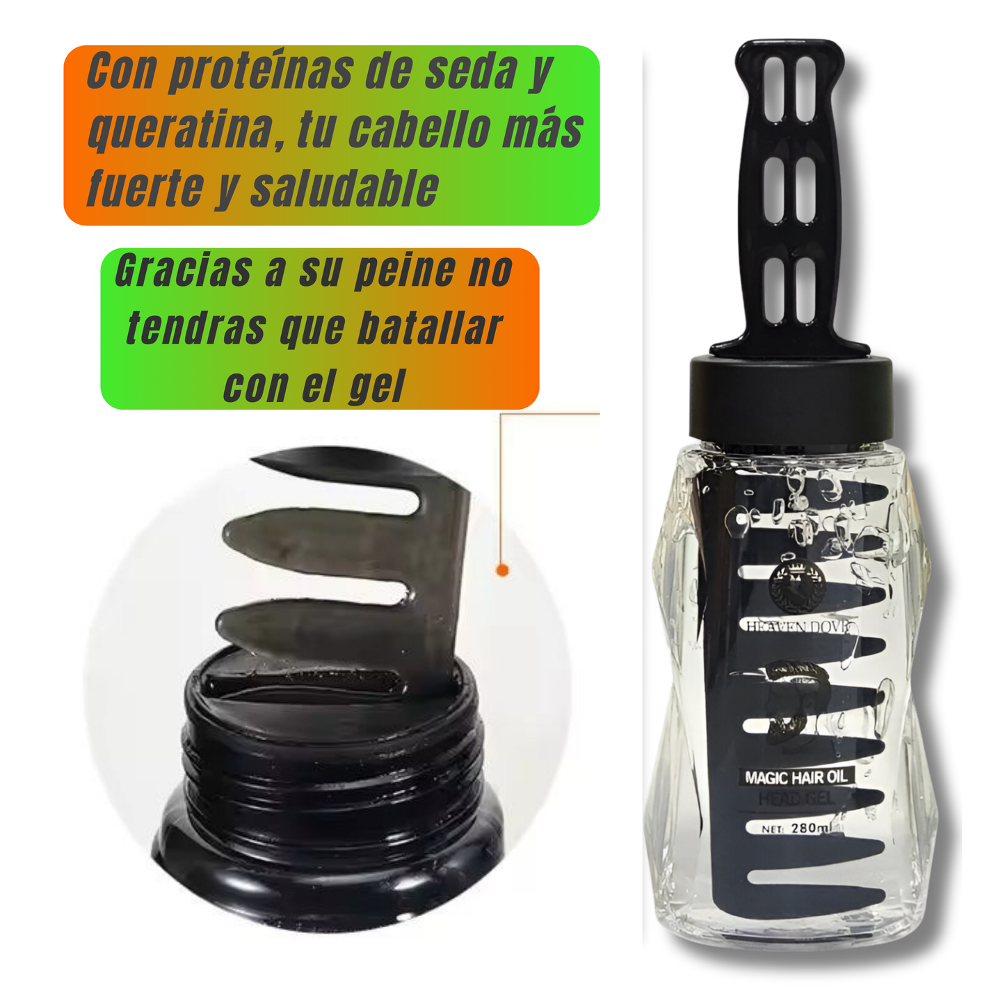 💫 ¡Llévate 2 Geles Premium para Tu Cabello por solo Q210! + Regalo Especial + ¡Envío GRATIS! 💫
