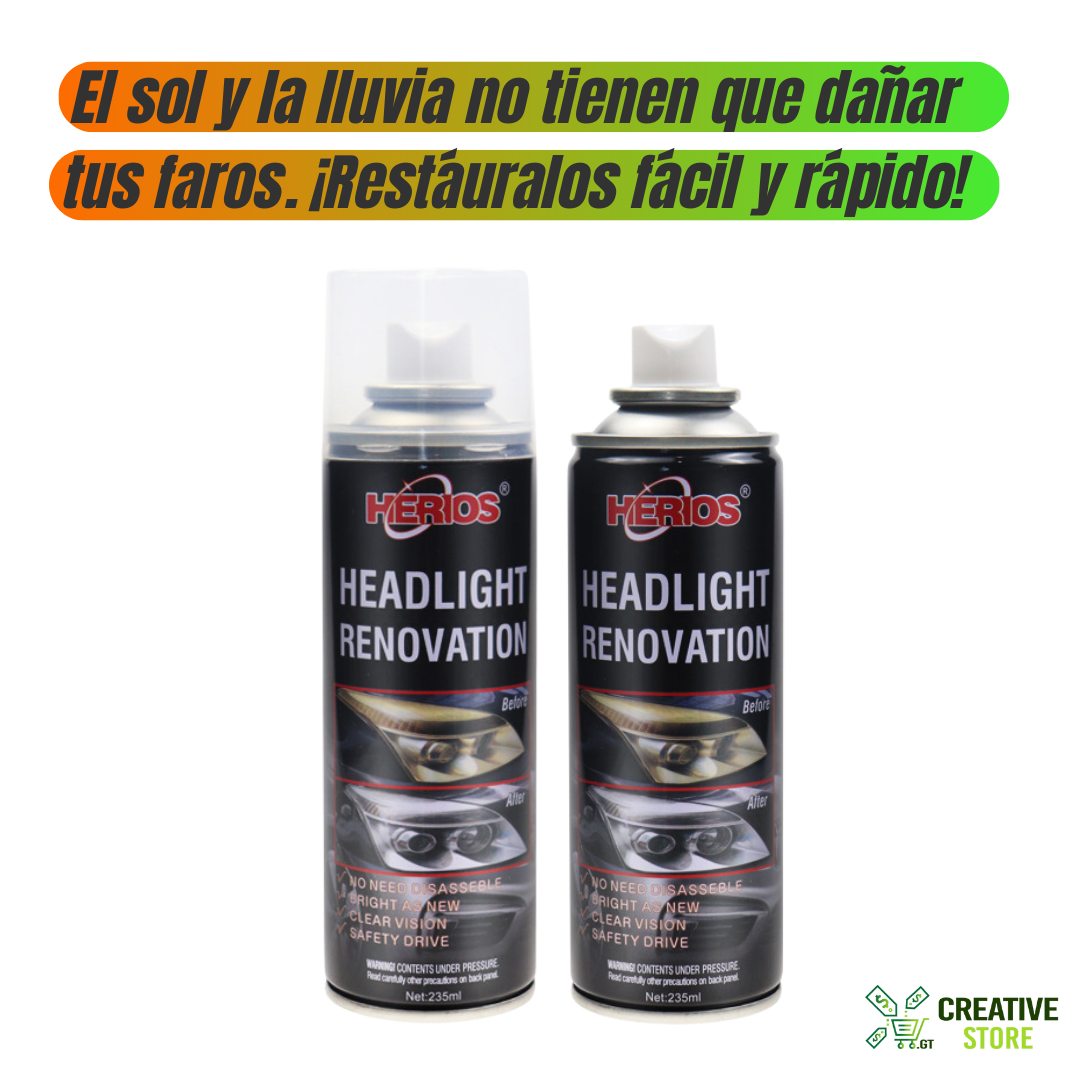 🔥 ¡LLEVA 2 POR EL PRECIO DE 1! ¡RESTAURADOR DE FAROS + OBESEQUIOS + ENVÍO GRATIS! 🚗✨