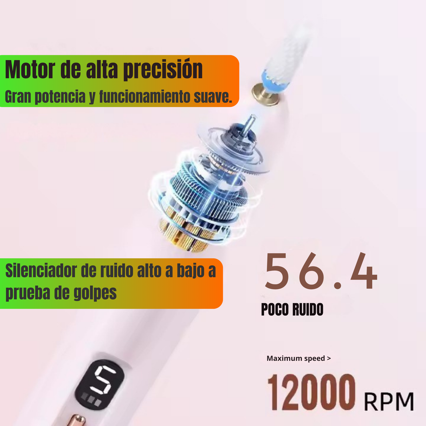 💛 Uñas de Salón sin Salir de Casa Lima Eléctrica Recargable + Regalo Exclusivo por Q249 ¡Con Envío GRATIS!