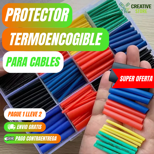 Ahorra y Protege tus Cables 💰🔧 – ¡240 Protectores Termoencogibles + Regalo Especial  por Q160 + Envío Gratis!