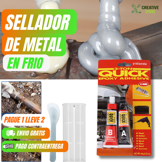 Sellador en Frío 2X1 Por solo Q150 une metal, concreto, madera y más + Envío GRATIS a todo el país + Pago contra entrega