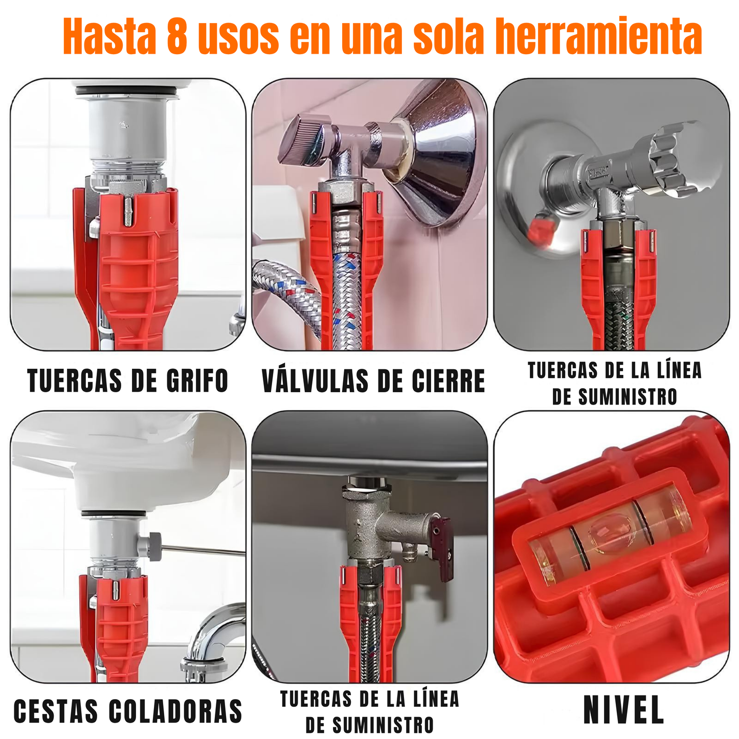 💡 ¡Una sola herramienta para todo por solo Q145! Multi-Llave 8 en 1 + Regalo especial+ Envío GRATIS a todo el país + Pago contra entrega.
