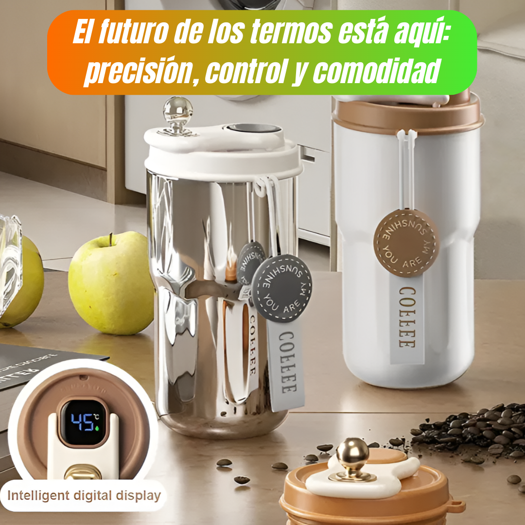 ¡Aprovechá esta oferta única ahora! ¡Llévate 2 Termos Inteligentes al Precio de 1! ☕ Con Envío Gratis y Obsequio Sorpresa 🎁